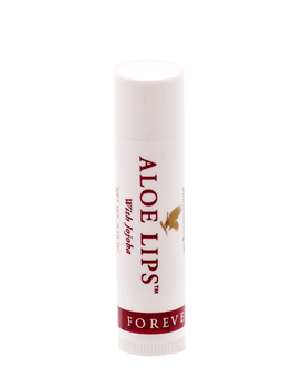 Populära läppceratet Aloe Lips med Aloe vera, jojobaolja och bivax som skyddar läpparna och gör dem mjuka.