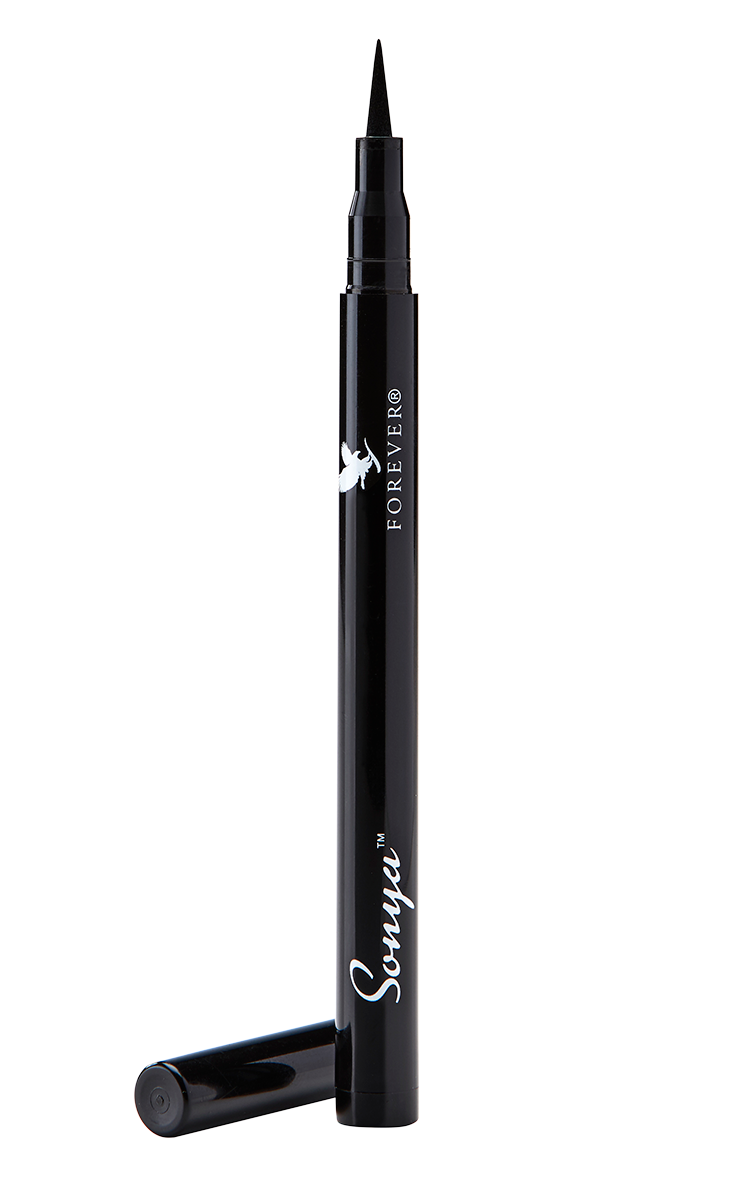 Sonya precision liquid eyeliner flyter smidigt, är lätt att applicera, lätt att ta bort och ger intrycket av en vackert intensiv blick.